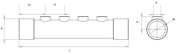 Heavy Duty Inline Stainless Steel Manifold